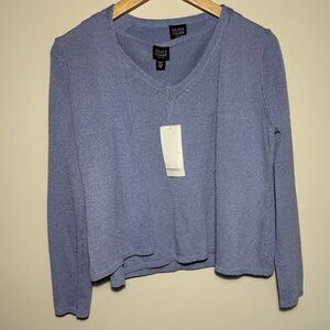 NWT MSRP 350 Eileen Fisher Cardigan with top
